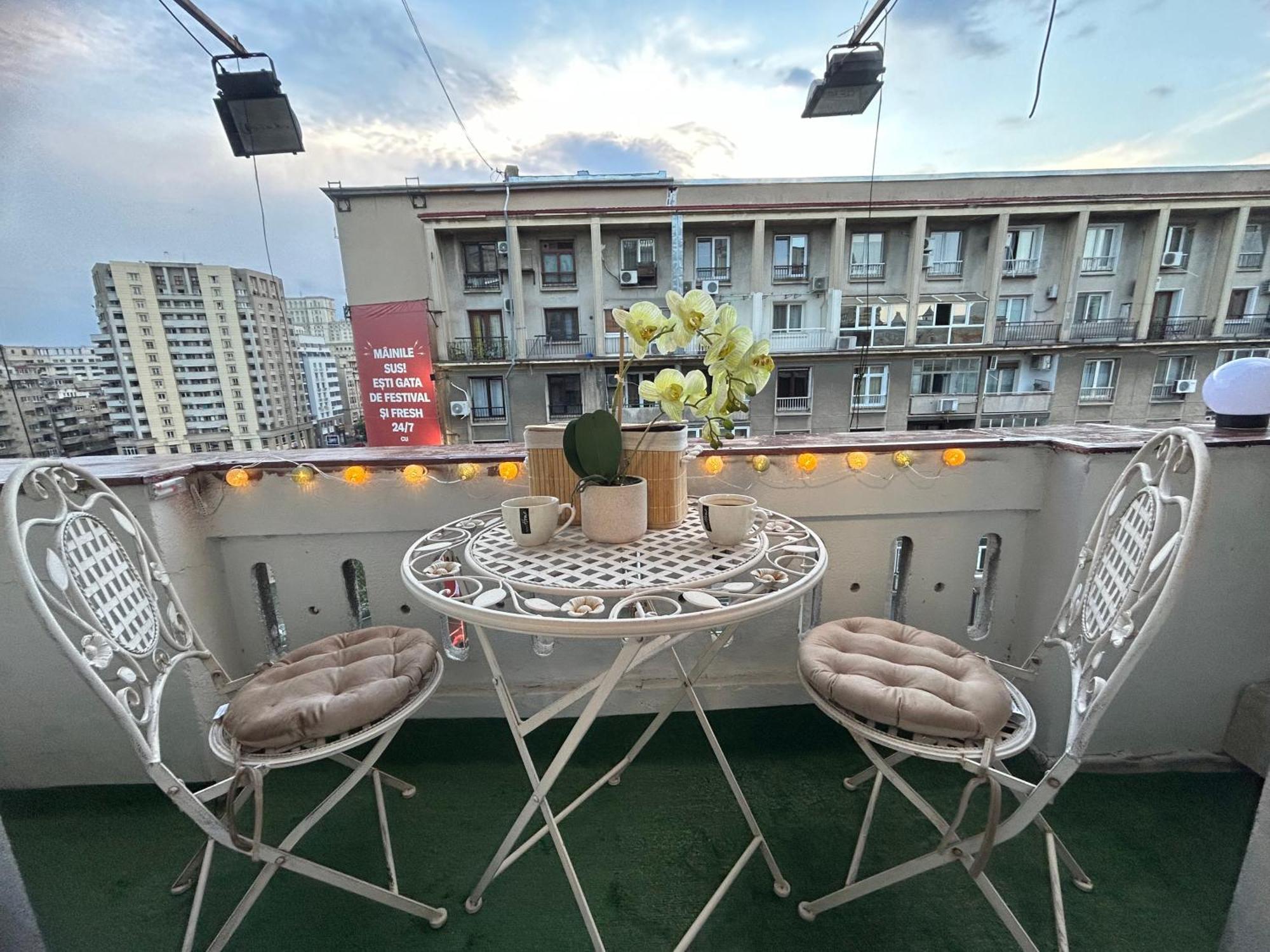 דירות בוקרשט Panoramic Terace Victory Boutique מראה חיצוני תמונה
